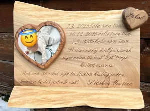 Obrázok Pamätná tabuľa s fotkou